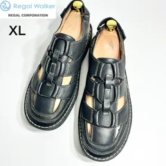 【美品】Regal Walker リーガルウォーカー 本革 コンフォート グルカサンダル 173W ブラック XLのサムネイル