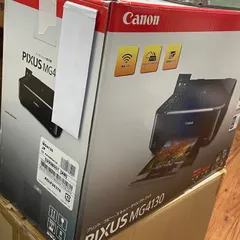 【未使用品】キヤノン Canon PIXUS MG4130 インクジェットプリンター 複合機 大容量純正インク BC-340XL BC-341XL 付属 スキャナー Wi-Fi対応 外箱付き