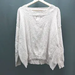 ◇ mystic ミスティック リブ袖　ゆったりシルエット 春色 長袖 トレーナー サイズF ピンク レディース E  【1306260043474】のサムネイル