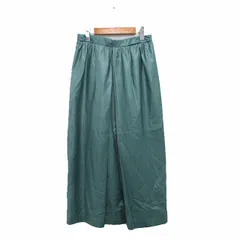 トゥモローランドコレクション TOMORROWLAND collection タイトスカート ロング シンプル 34 グリーン 緑 /KT28