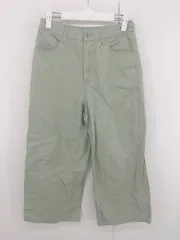 ◇ Sonny Label カジュアル シンプル 無地 ワイド パンツ サイズ縦 S 横 M＋ スモーキーグリーン系 レディース P  【1307040020135】のサムネイル