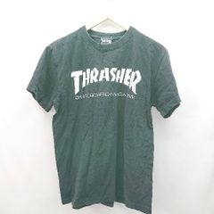 THRASHER magazineTシャツ カーキ Lサイズ スケボーマガジン - メルカリ