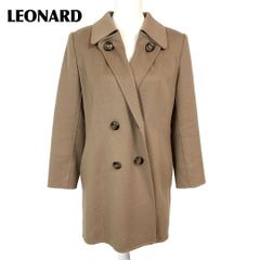 高級 カシミヤブレンド LEONARD トリム ダブル ロングコート 日本製 9 高級 カシミヤブレンド LEONARD トリム ダブル ロングコート 日本製 9