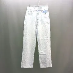 ◇ kutir デニム ジーンズ 加工 ジップフライ メンズライク カジュアル パンツ サイズSS ブルー レディース E  【1307040053393】のサムネイル