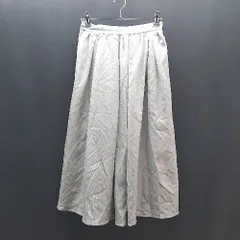 ◇ clear クリア バックウエストゴム シンプル 無地 綺麗め 膝丈 フレア スカート サイズF グレー レディース E  【1307040062654】のサムネイル