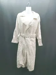 ◇ ◎ INED イネド ロング丈 薄手 シンプル 無地 綺麗め 春 秋 長袖 コート サイズ9 ベージュ レディース E  【1307040063828】のサムネイル