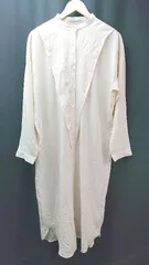 ◇ AuntMarie's アントマリーズ シャツ生地 大人 綺麗め ロング丈 ワンピース サイズF ベージュ系 レディース E  【1307040065068】のサムネイル
