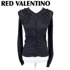 RED VALENTINO レッドヴァレンティノ フラワーモチーフ カーディガン