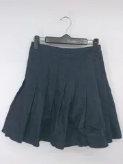 ◇ who's who Chico カジュアル バックゴム タック デニム ミニ プリーツ スカート サイズF インディゴ レディース P  【1307060005822】のサムネイル