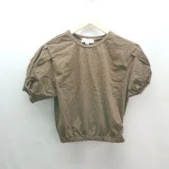 ◇ B:MINGbyBEAMS ビーミングバイビームス クルーネック 無地 シンプル 半袖 カットソー サイズONE ブラウン レディース E  【1307120004819】