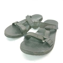◇ TeVa テバ ラウンドトゥ 夏物 ベルト アウトドア サンダル サイズ24.0 ブラック レディース E 【1307120004529】