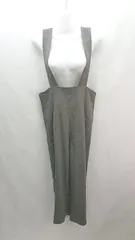 ◇ le.coeur blanc ルクールブラン バックジップ　タック入り サスペンダー オーバーオール サイズ36 グレー レディース E  【1307120009630】のサムネイル