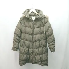 ■ C.C.CROSS シーシークロス ファーフード ジップアップ 防寒 長袖 ダウンコート サイズ38 ブラウン レディース E  【1307120050052】のサムネイル