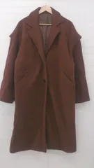 ◇ select MOCA セレクト モカ キレイめ ロング丈 長袖 チェスター コート サイズF ブラウン系 レディース P  【1307150007859】のサムネイル