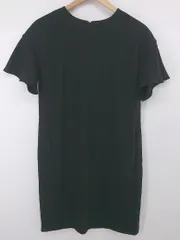 ◇ fredy emue フレディ エミュ 大人女子 綺麗め シンプル 半袖 膝丈 ワンピース サイズ36 ブラック レディース P  【1307150016431】のサムネイル
