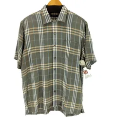 バーバリーロンドン BURBERRY LONDON ワンポケットS/Sチェックシャツ メンズ  L