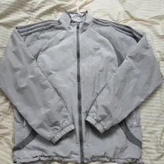 Sサイズ / adidas 2000S ウーブントラックジャージウィンドブレーカー グレー jp1138