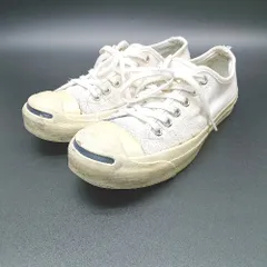 ◇ CONVERSE コンバース JACKPURCEL ブランドロゴ 紐調節 シンプル スニーカー サイズ22.5 ホワイト レディース E  【1307210010478】のサムネイル