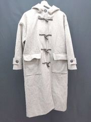 サマンサモスモス タスマニアウール 2WAY襟ロングコート ダッフル