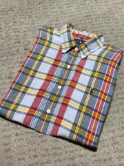 ポロラルフローレン リネン チェックシャツ Lサイズ 販売します