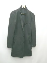 ◇ MICHEL KLEIN homme ミッシェルクランオム シンプル 無地 長袖 チェスターコート サイズ48 ブラック メンズ P  【1307250032089】のサムネイル