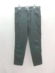◇ Wrangler フロントファスナー ブランドロゴ パッチ カジュアル ストレートパンツ サイズ38 ブラック レディース E  【1307260012316】のサムネイル
