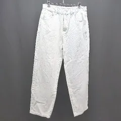 ◇ MONO-MART モノマート フロントファスナー カジュアル ストレート デニムパンツ サイズL ライトブルー レディース E  【1307260050226】のサムネイル