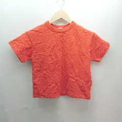 ◇ LOWRY'S FARM キッズ 子供服 ラウンドネック プルオーバー 半袖 Tシャツ サイズ100-110ｃｍ オレンジ レディース E  【1308160012734】のサムネイル