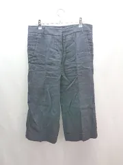 ◇ S Max Mara フロントボタン カジュアル アンクル丈 センタープレス ストレートパンツ サイズ40 ネイビー レディース E  【1308160017555】のサムネイル