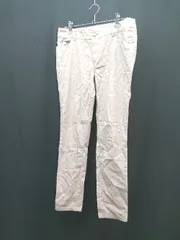 ◇ LINK IT ALL カジュアル ヒョウ柄 レオパード ストレッチ パンツ サイズ38 グレージュ系 レディース E  【1308160026274】のサムネイル