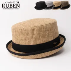 RUBEN ルーベン リネンライク ポークパイハットのサムネイル