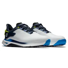 フットジョイ メンズ シューズ スニーカー FootJoy ProSLX Golf Shoes Previouseason WhiteNavyLime ホワイトのサムネイル