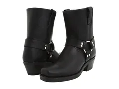 フライ レディース シューズ ブーツ・レインブーツ Frye Harness 8R W Black Leather ブラックのサムネイル