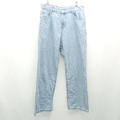 ◇ MONO-MART モノマート 厚手 ステッチ シンプル おしゃれ カジュアル デニムパンツ サイズL ブルー レディース E  【1308290005002】のサムネイル