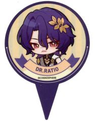 [중고] 식기 Dr. 레이시오(왼쪽 방향) 콜라보 푸드 픽 [붕괴:스타 레일×토시마엔 정원의 탕] 콜라보 푸드 주문 특전