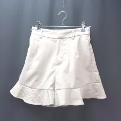 ◇ Allamanda アラマンダ ウエストゴム ワンタック 裏地 薄手 シンプル ショートパンツ サイズ38 ベージュ レディース E  【1308290043585】のサムネイル