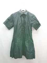 ◇ SEE BY CHLOE ボタン 裏地 シンプル プリーツ おしゃれ 半袖 ショート丈 ワンピース サイズ2 ブラック レディース E  【1308290042960】のサムネイル
