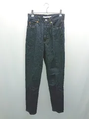 ◇ PAGEBOY ページボーイ コットン100％ 牛革パッチ カジュアル 無地 デニムパンツ サイズS ブルー レディース E  【1308290046692】のサムネイル