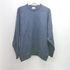 ◇ MACOBER マコバ クルーネック オーバーサイズ 冬物 長袖 ニット 表記なし ブラック メンズ E  【1308290049600】のサムネイル