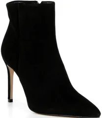 ジャンビニ レディース シューズ ブーツ・レインブーツ スエード ブーツ Gianni Bini Sergey Suede Stiletto Booties Black ブラック