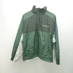 ◇ MARK GONZALES ジップアップ ロゴ オーバーサイズ 長袖 ナイロンジャケット サイズM カーキ メンズ E  【1308290066201】