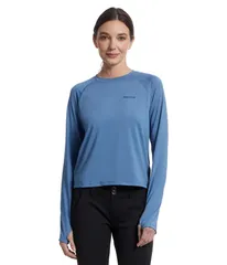 マーモット レディース トップス シャツ Marmot Windridge Long Sleeve Rain Cloudのサムネイル
