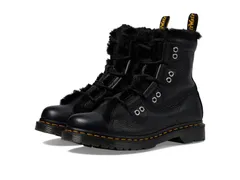 ドクターマーチン レディース シューズ サンダル ブーツ レース Dr Martens 1460 Lace To Toe Fur Lined Boots Black ブラック