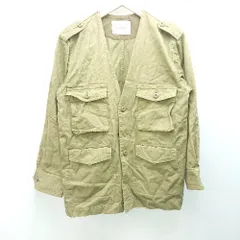 ◇ SLOBE IENA スローブイエナ Vネック ボタン 胸ポケット シンプル 長袖 ジャケット 表記なし ブラウン レディース E  【1309040009790】