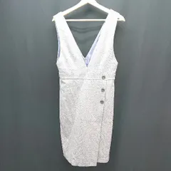 ◇ NATURAL BEAUTY BASIC バックファスナー 無地 カジュアル ノースリーブ 膝丈 ワンピース サイズM グレー レディース E  【1309040011694】のサムネイル