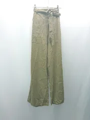 ◇ ◎ SELECT MOCA ウエストゴム カジュアル 涼しい シンプル おしゃれ ワイドパンツ サイズF カーキ レディース E  【1309040021068】のサムネイル