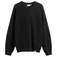 カーハート メンズ アウター ニット・セーター Carhartt WIP Stockton Jumper Black ブラックのサムネイル