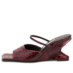 ミスタ レディース シューズ サンダル Miista Egle Snake Sandals Red レッドのサムネイル