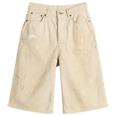アクネ ストゥディオズ メンズ ボトムス ハーフパンツ・ショーツ ショートパンツ デニム Acne Studios Judda White Trafalgar Denim Shorts White ホのサムネイル