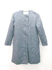◇ liflattie ships フロントボタン キルティング ナイロン 秋冬 長袖 ブルゾン サイズM ネイビー レディース E  【1309040071148】のサムネイル